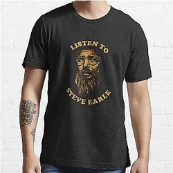 Listen to Steve Earle Essential T-Shirt