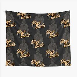 Steve Earle  Retro Folk Singer Songwriter Fan Art  Tapestry