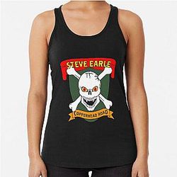 Steve Earle Racerback Tank Top