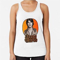 Steve Earle Racerback Tank Top