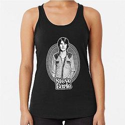 Steve Earle Racerback Tank Top