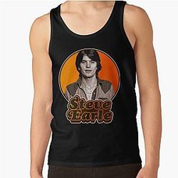 Retro Steve Earle Tribute Tank Top