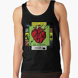 El Corazon Steve Earle Tank Top