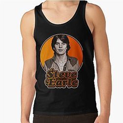 Retro Steve Earle Tribute  Tank Top