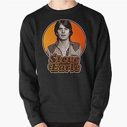 Retro Steve Earle Tribute Pullover Sweatshirt