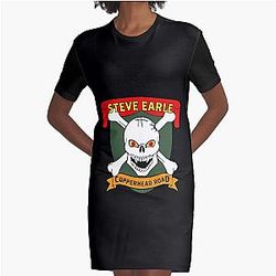 Steve Earle Graphic T-Shirt Dress