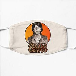 Retro Steve Earle Tribute Flat Mask