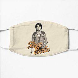 Steve Earle  Retro Folk Singer Songwriter Fan Art Flat Mask