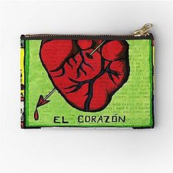 El Corazon Steve Earle Zipper Pouch