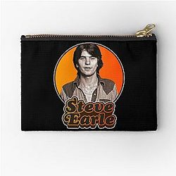 Retro Steve Earle Tribute  Zipper Pouch