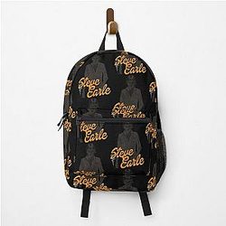 Steve Earle  Retro Folk Singer Songwriter Fan Art  Backpack