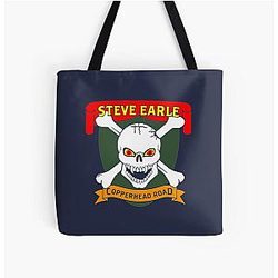 Steve Earle All Over Print Tote Bag