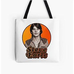 Steve Earle All Over Print Tote Bag