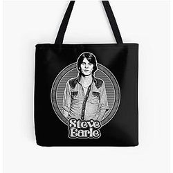 Steve Earle All Over Print Tote Bag