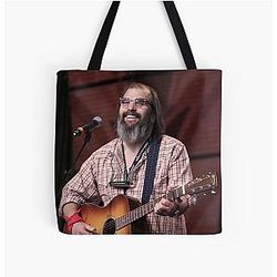 Steve Earle Photograph All Over Print Tote Bag