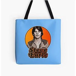 Steve Earle All Over Print Tote Bag
