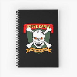 Steve Earle Spiral Notebook