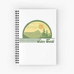 Steve Earle Spiral Notebook