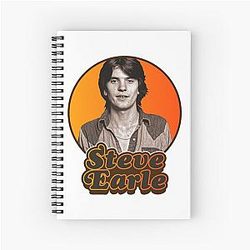 Steve Earle Spiral Notebook