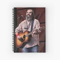 Steve Earle Photograph Spiral Notebook