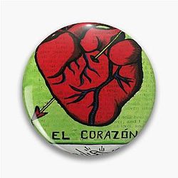 El Corazon Steve Earle Pin