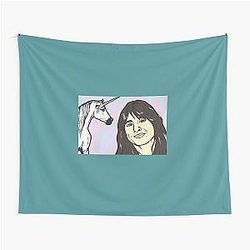Steve Perry and Unicorn  Tapestry