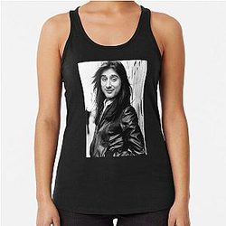 Steve Perry Art  Racerback Tank Top