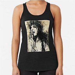 Steve Perry Fanart Racerback Tank Top