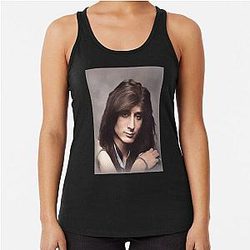 Steve Perry Music Star  Racerback Tank Top