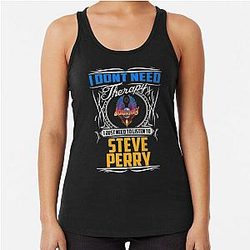 Steve Perry 1977 1998 Racerback Tank Top