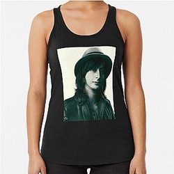 Steve Perry Art  Racerback Tank Top