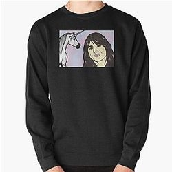 Steve Perry and Unicorn  Pullover Sweatshirt