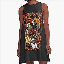 Traffic Band Steve Winwood A-Line Dress