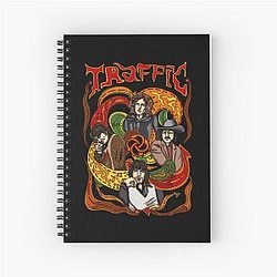 Traffic Steve Winwood Spiral Notebook