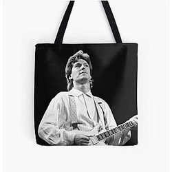 Steve Winwood BW Photograph All Over Print Tote Bag