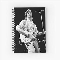 Steve Winwood BW Spiral Notebook