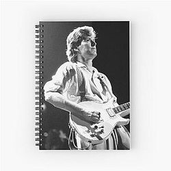 Steve Winwood BW Photograph Spiral Notebook