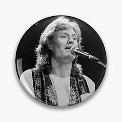 Steve Winwood BW Photograph Pin