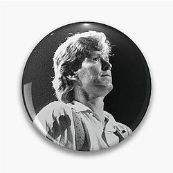 Steve Winwood - BW Photograph Pin -> Steve Winwood BW Photograph Pin