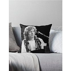 Steve Winwood BW Throw Pillow