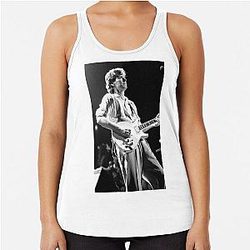 Steve Winwood BW Photograph Racerback Tank Top