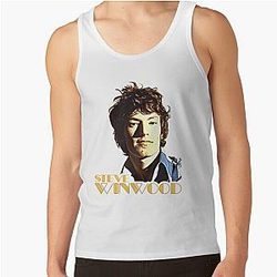 Beautiful Model Steve Winwood Traffic Band Tee Fans Top