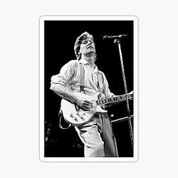 Steve Winwood BW Photograph Sticker