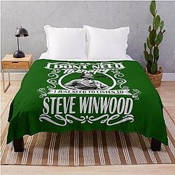 I Don't Need Therapy I Just Need To Listen To Steve Winwood's Black Throw Blanket