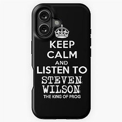 Keep calm and listen to Steven Wilson iPhone Tough Case