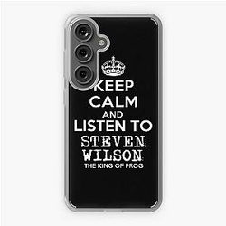 Keep calm and listen to Steven Wilson Samsung Galaxy Soft Case
