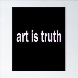 Art is Truth Steven Wilson Poster