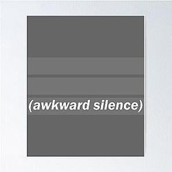 Awkward Silence Steven Wilson Classic Poster