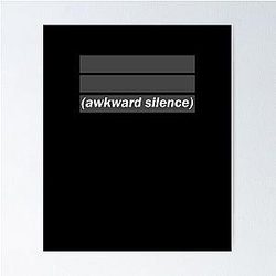 Awkward Silence Steven Wilson  Poster