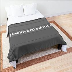 Awkward Silence Steven Wilson Classic Comforter